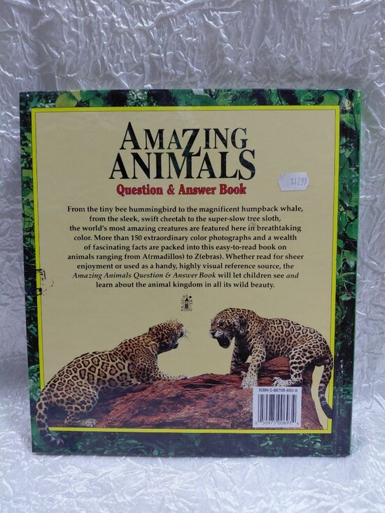 Amazing Animals Question &Answer Hardcover Book Wishing Well 1993 Wildlife Facts - Picture 8 of 8